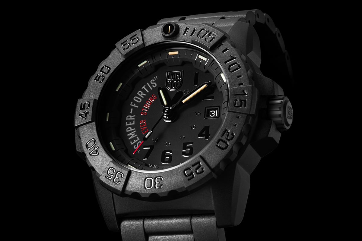 Luminox Navy SEAL 3500 Semper-Fortis: Zifferblatt