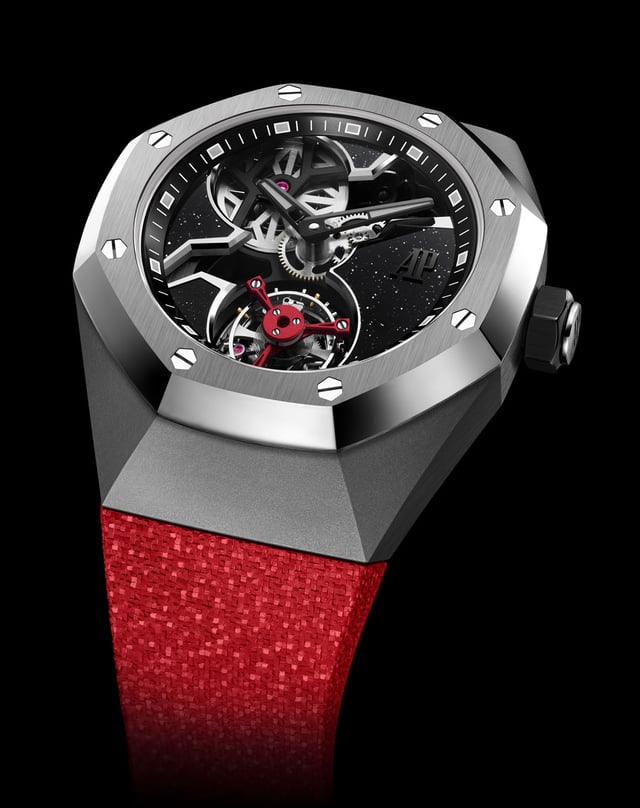 Audemars Piguet: Royal Oak Concept Flying Tourbillon Yoon und Verbal mit rotem Band