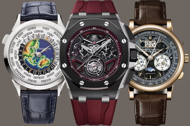 Patek Philippe, Audemars Piguet, A. Lange & Söhne, Luxusuhrensammlung