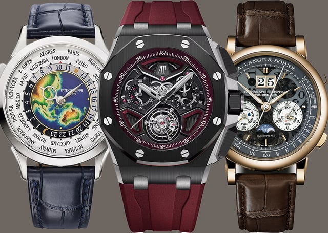 Patek Philippe, Audemars Piguet, A. Lange & Söhne, Luxusuhrensammlung