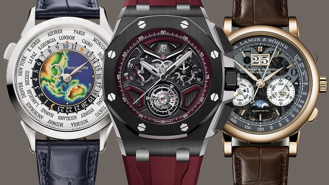 Patek Philippe, Audemars Piguet, A. Lange & Söhne, Luxusuhrensammlung