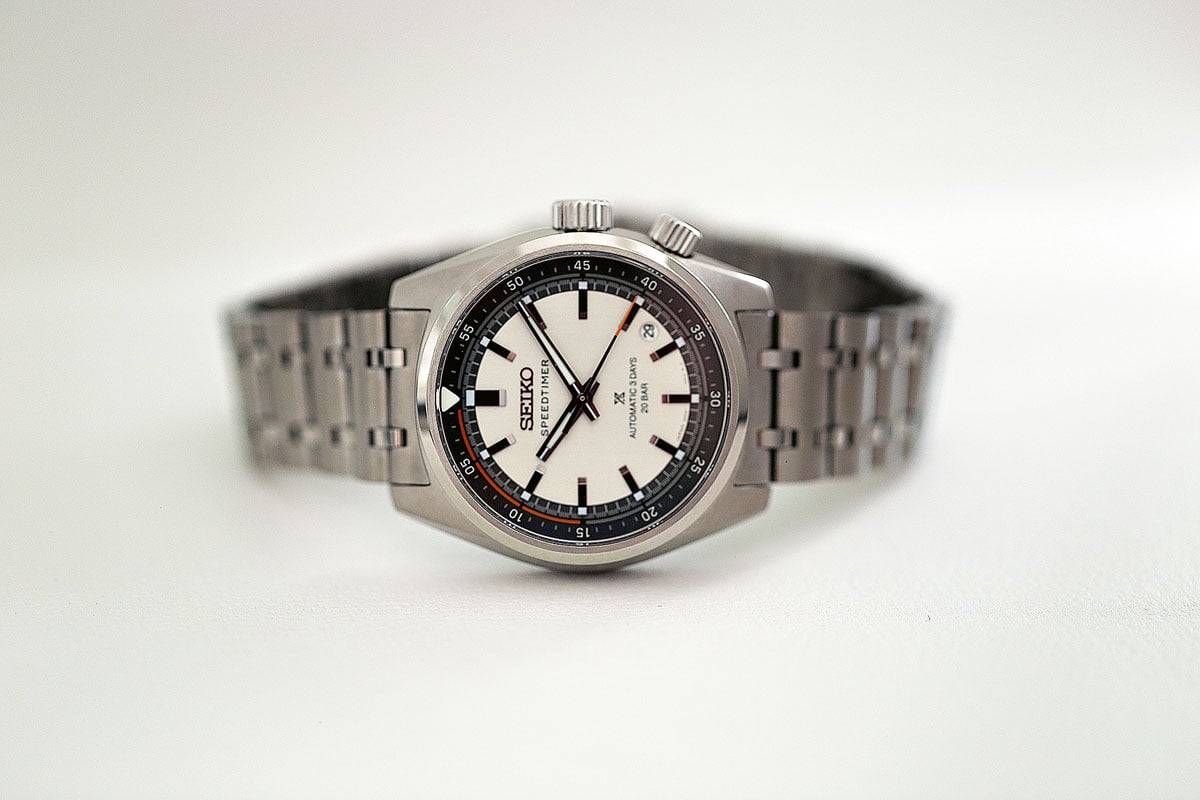 Seiko: Prospex Speedtimer Automatic SPB513J1 liegend