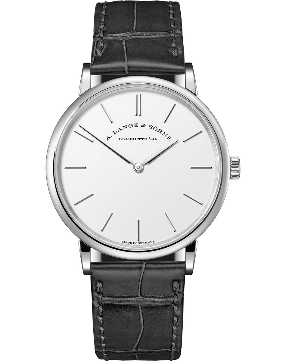 A. Lange & Söhne – Saxonia Thin, Dresswatch aus Weißgold mit Manufaktur-Handaufzugskaliber