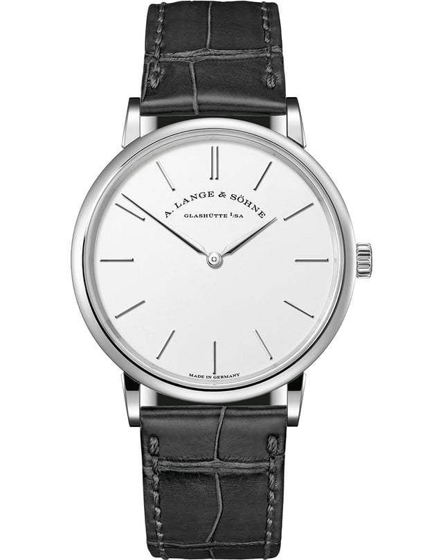 A. Lange & Söhne – Saxonia Thin, Dresswatch aus Weißgold mit Manufaktur-Handaufzugskaliber