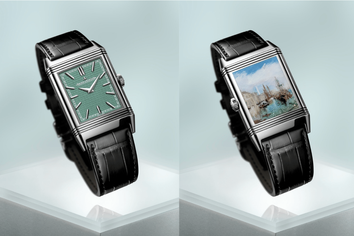 Die Front und Rückseite der Venice, from the Porch of Madonna della Salute Jaeger-LeCoultre Reverso Tribute Enamel _Turner Series_