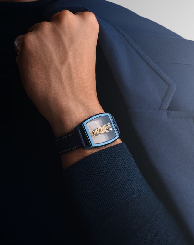 Corum: Golden Bridge Blue Sapphire
