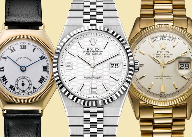 Rolex: erste Oyster, Land-Dweller, erste Datejust
