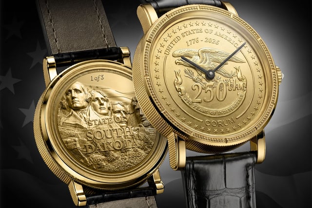 Corum Heritage Coin Watch 250 Jahre USA South Dakota