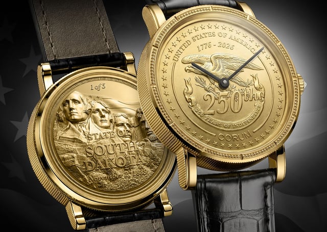 Corum Heritage Coin Watch 250 Jahre USA South Dakota