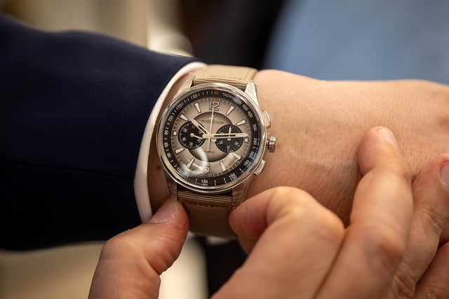 Jaeger-LeCoultre Polaris Chronograph am Handgelenk
