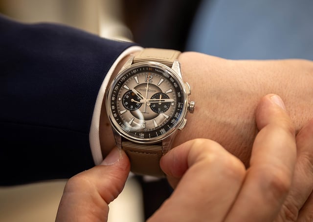 Jaeger-LeCoultre Polaris Chronograph am Handgelenk