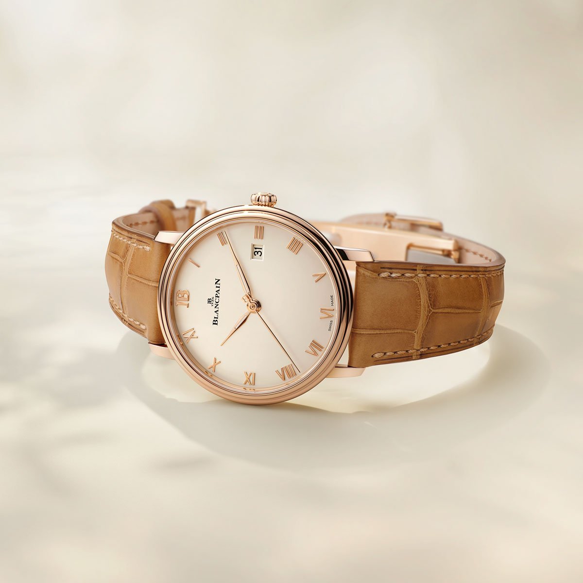 Blancpain Villeret Ultraplate 38 mm in Rotgold