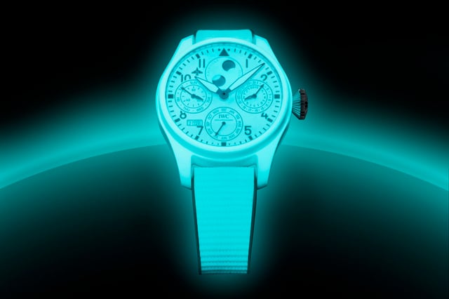 IWC: Big-Pilot's Watch Perpetual Calendar Ceralume Ref. 505801 Lume