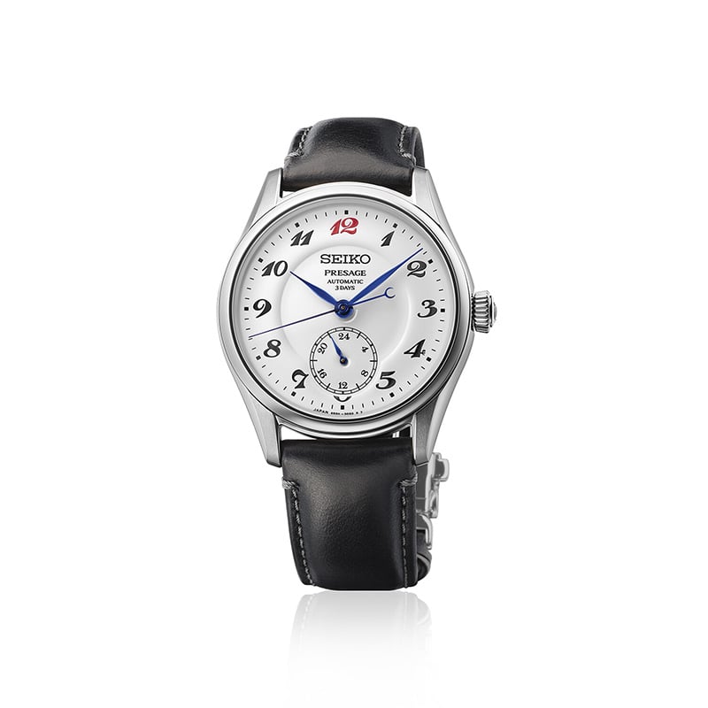WatchTime-Seiko-Presage-Classic-Series-Craftsmanship-Emaille-HCC005J1: Frontansicht Uhr