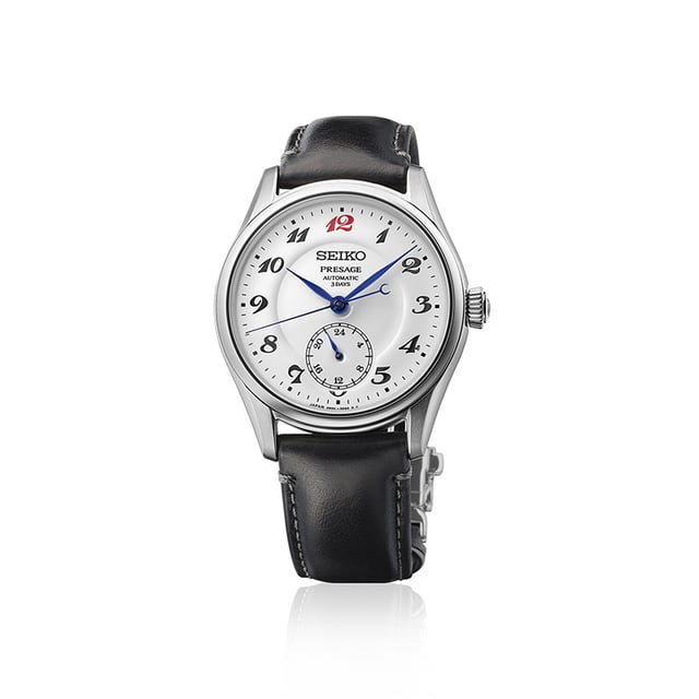 WatchTime-Seiko-Presage-Classic-Series-Craftsmanship-Emaille-HCC005J1: Frontansicht Uhr