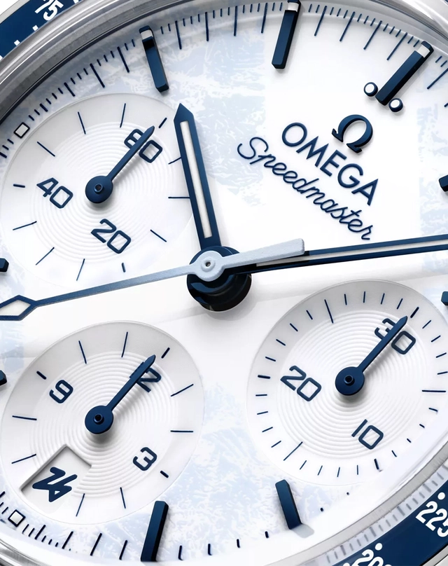 Omega Speedmaster Milano Cortina 2026, Chronograph mit Automatikkaliber