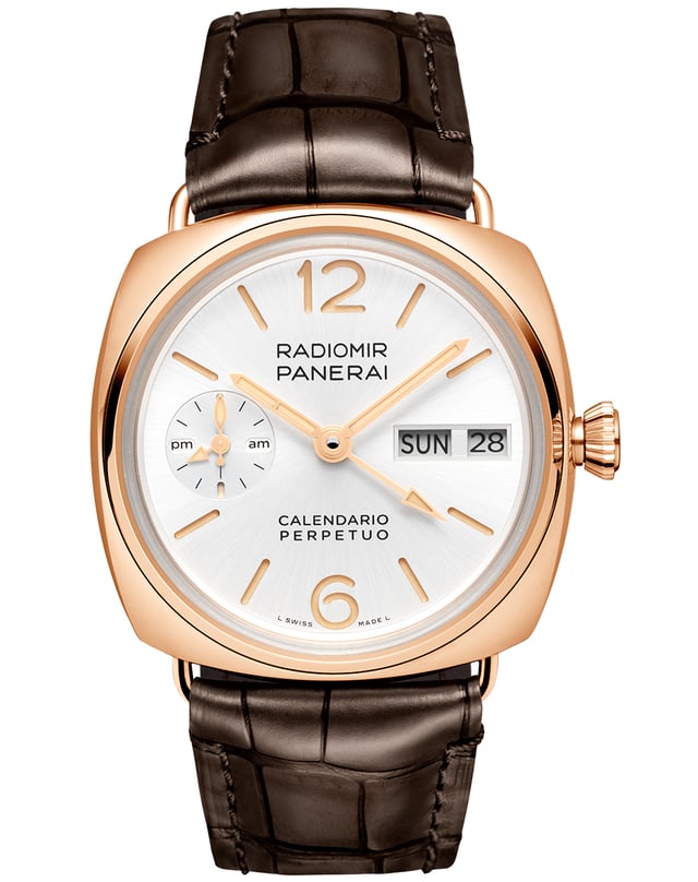 Panerai Radiomir Perpetual Calendar GMT Goldtech PAM01453, Golduhr mit hoch komplexem Uhrwerk