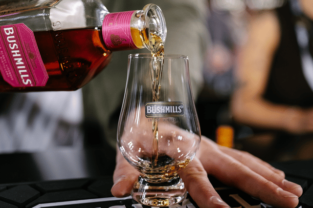 Whiskey-Tasting von Bushmills