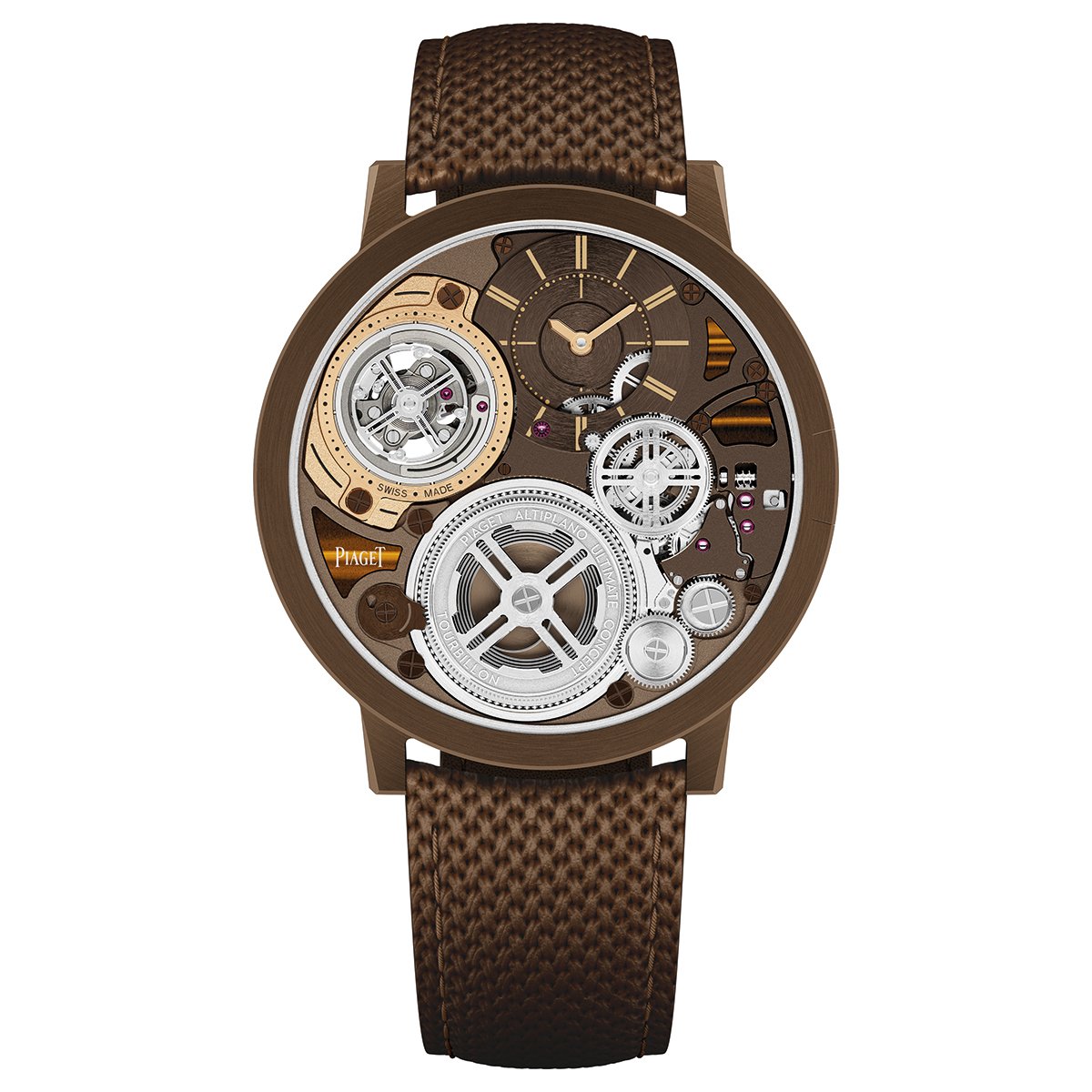 Altiplano Ultimate Concept Tourbillon in Braun