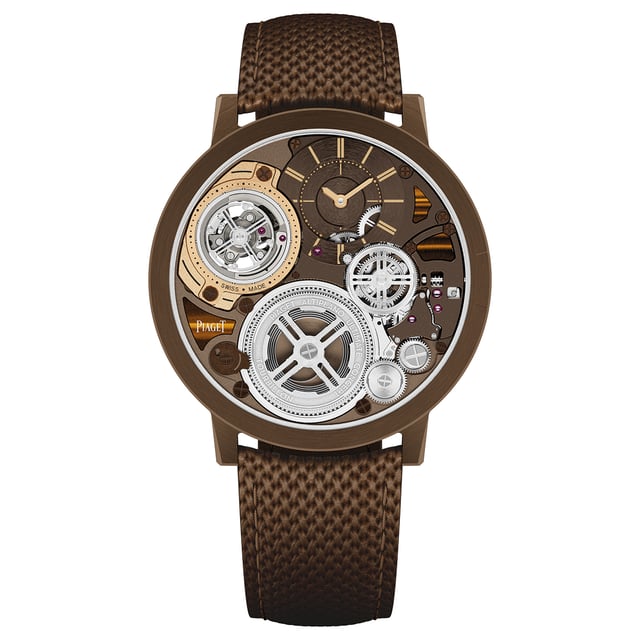 Altiplano Ultimate Concept Tourbillon in Braun