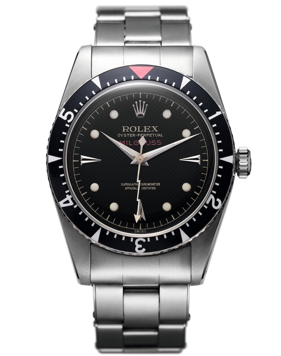 Vintage-Modell der Rolex Milgauss, Edelstahluhr mit Automatikwerk