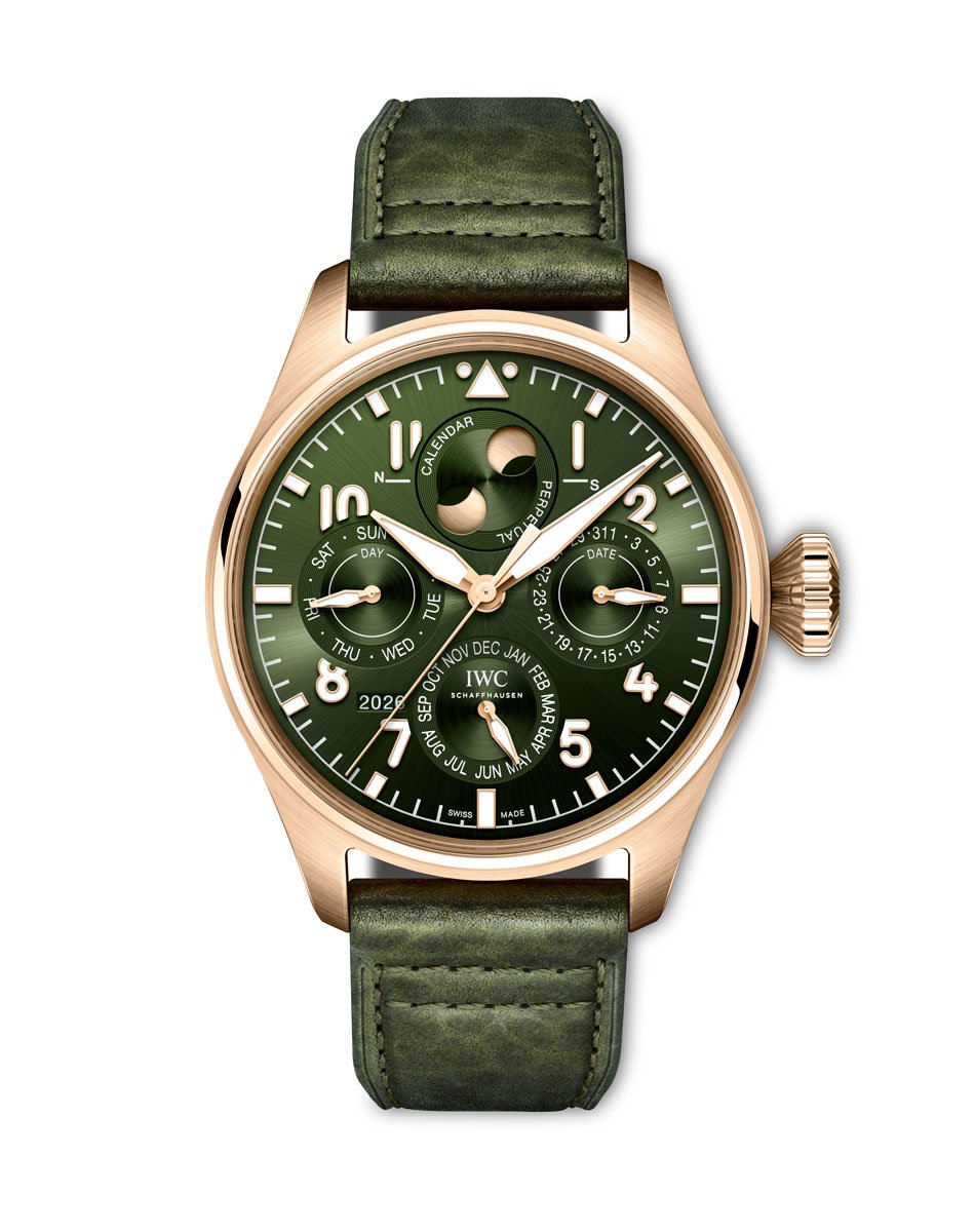IWC: Big Pilot's Watch Perpetual Calendar IWC-Pro-Set in Rotgold Ref. 329602