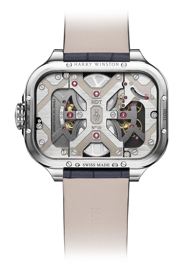 Rückseite der Harry Winston Histoire de Tourbillon 10