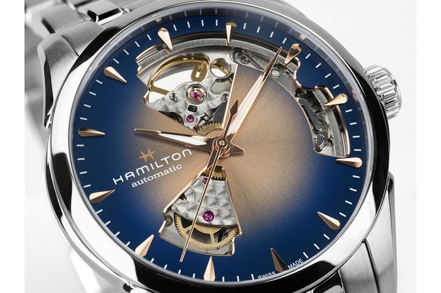 Hamilton: Jazzmaster Open Heart Auto, Ref. H32215101, Zifferblatt