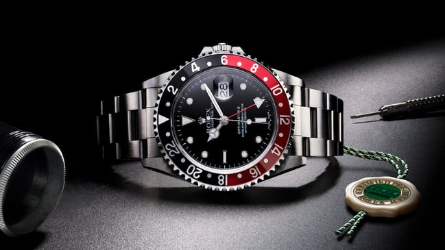 Rolex-Uhr mit Zertifikat