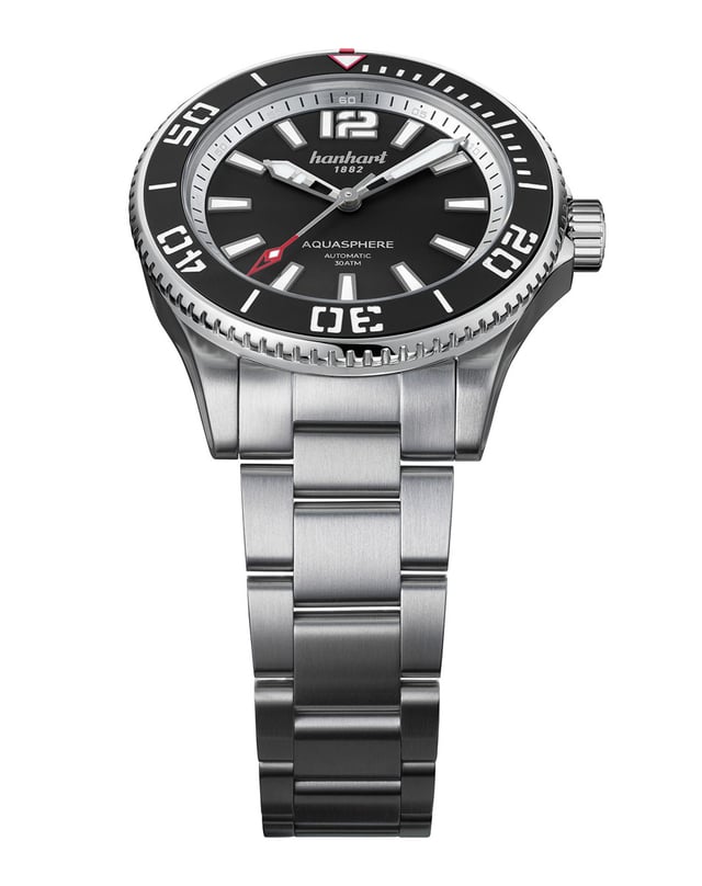 Hanhart-Aquasphere-schwarz-Pilz