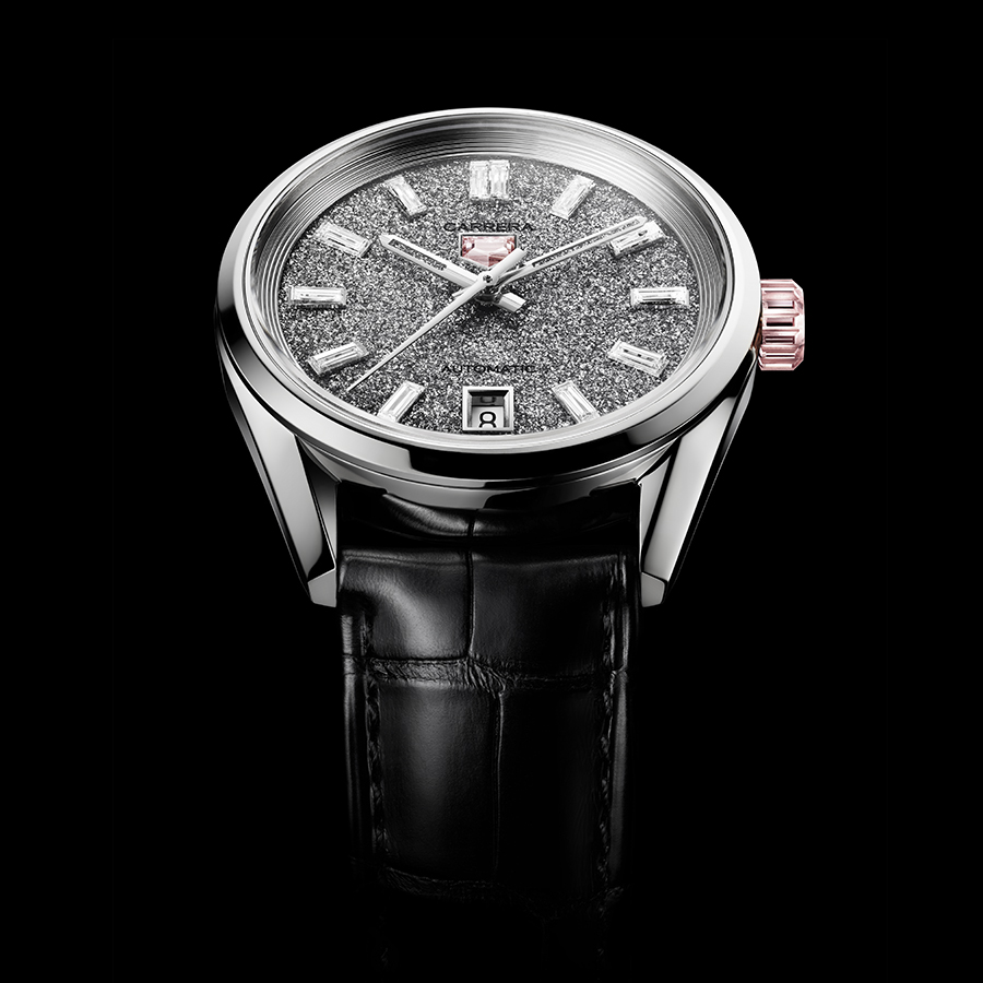 TAG Heuer Carrera Plasma Diamant d’Avant-Garde 36 mm mit pinken Diamanten