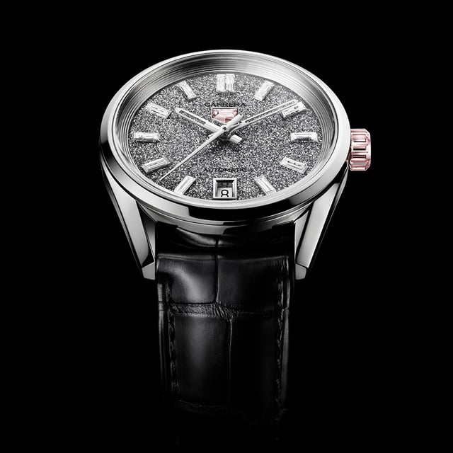 TAG Heuer Carrera Plasma Diamant d’Avant-Garde 36 mm mit pinken Diamanten
