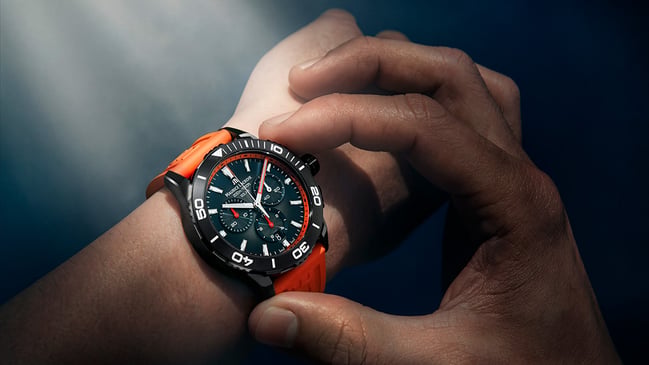 Maurice Lacroix Pontos S Solar Chronograph, Ref. PT1038-DLB00-330, Wristshot