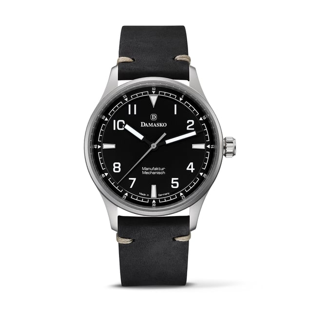 Frontansicht der Damasko DF10 Schwarz 