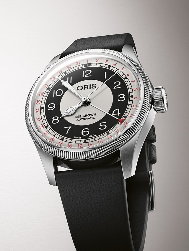 Oris Big Crown Pointer Date “Bullseye”, Uhr Vorderseite