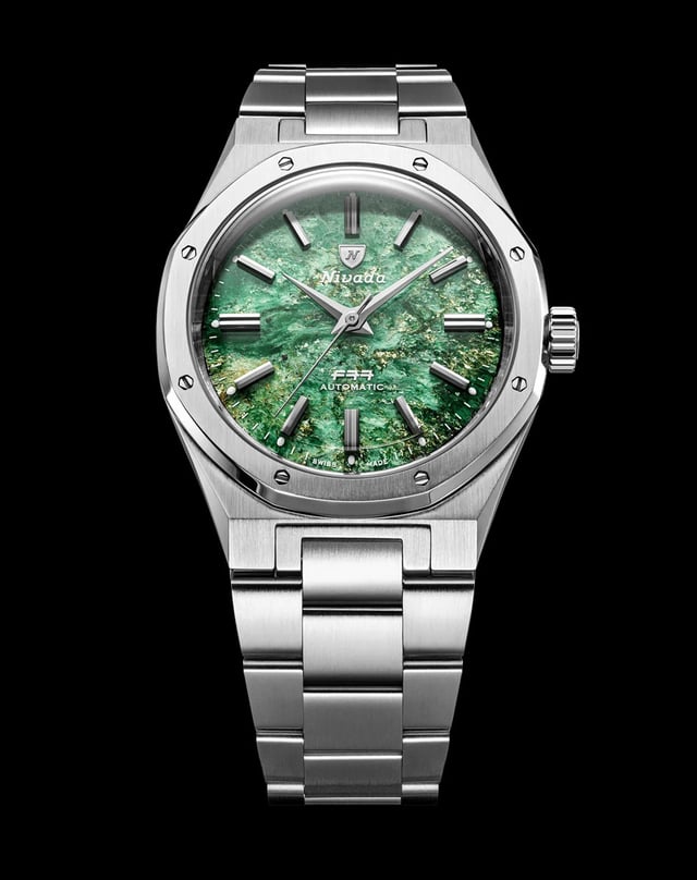 Nivada Grenchen: F77 SST Green Aventurine MK2