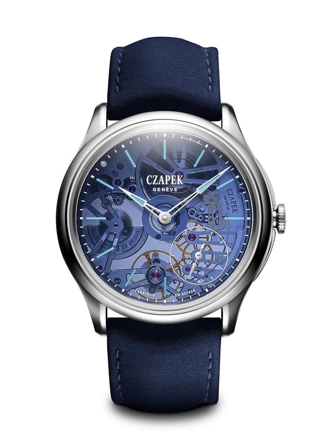 Czapek Promenade Transparencies Aqua Blue: Frontansicht