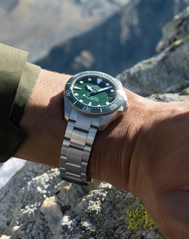 Certina – DS Action Diver 38MM, robuste Automatikuhr mit Edelstahlband