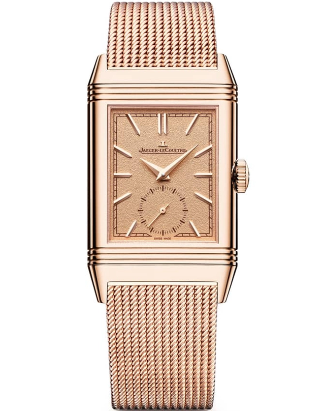 Jaeger-LeCoultre Reverso – Tribute Monoface Small Seconds, Dresswatch aus Gold mit Goldarmband und Manufakturkaliber