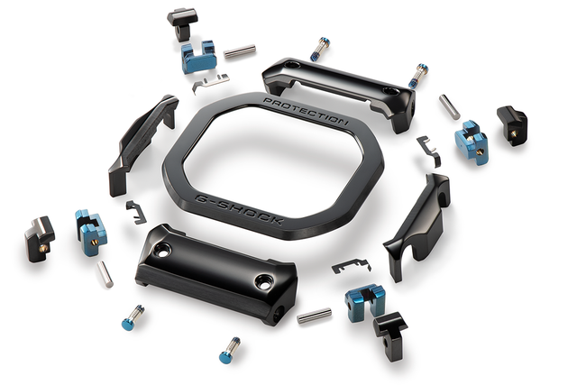 25 Einzelteile des Gehäuses der MRG-B5000BA