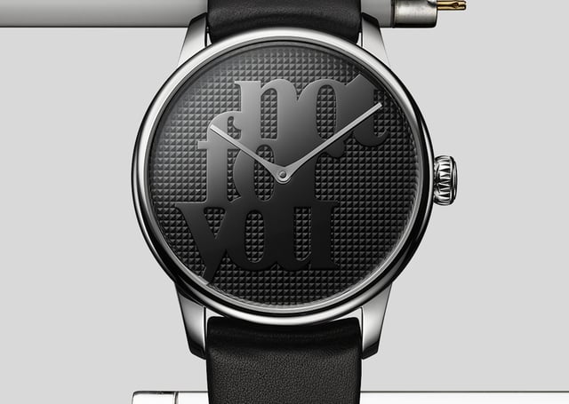 Louis Erard x Monica Bonvicini “Not For You”, Ref. 34242AA02.BVAS28 , Zweizeigeruhr