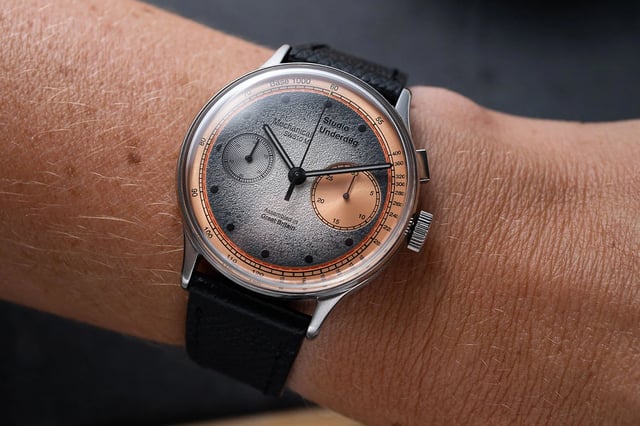 Studio Underd0g – 03 Series Salm0n, Chronograph mit Retro-Charme aus Edelstahl
