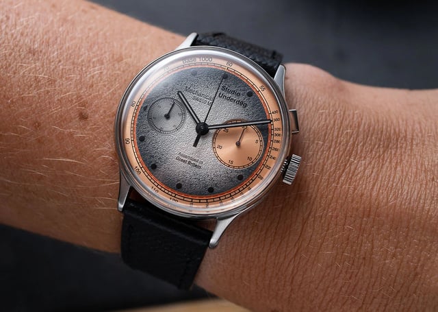 Studio Underd0g – 03 Series Salm0n, Chronograph mit Retro-Charme aus Edelstahl