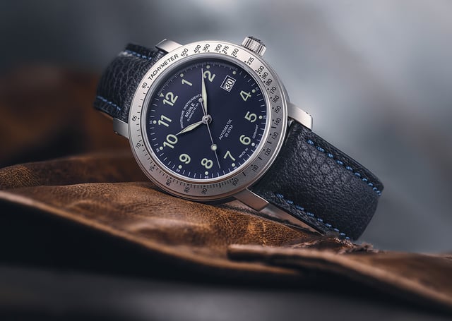 Mühle-Glashütte Marinefliegeruhr-I Edition 2026, Uhr liegend