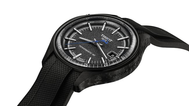 Tissot Pinarello, schwarze Uhr