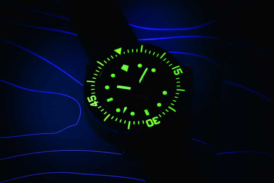Taucheruhrenspecial 2021: Blancpain Fifty Fathoms No Radiation bei Nacht