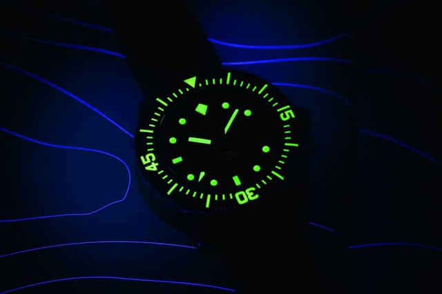 Taucheruhrenspecial 2021: Blancpain Fifty Fathoms No Radiation bei Nacht