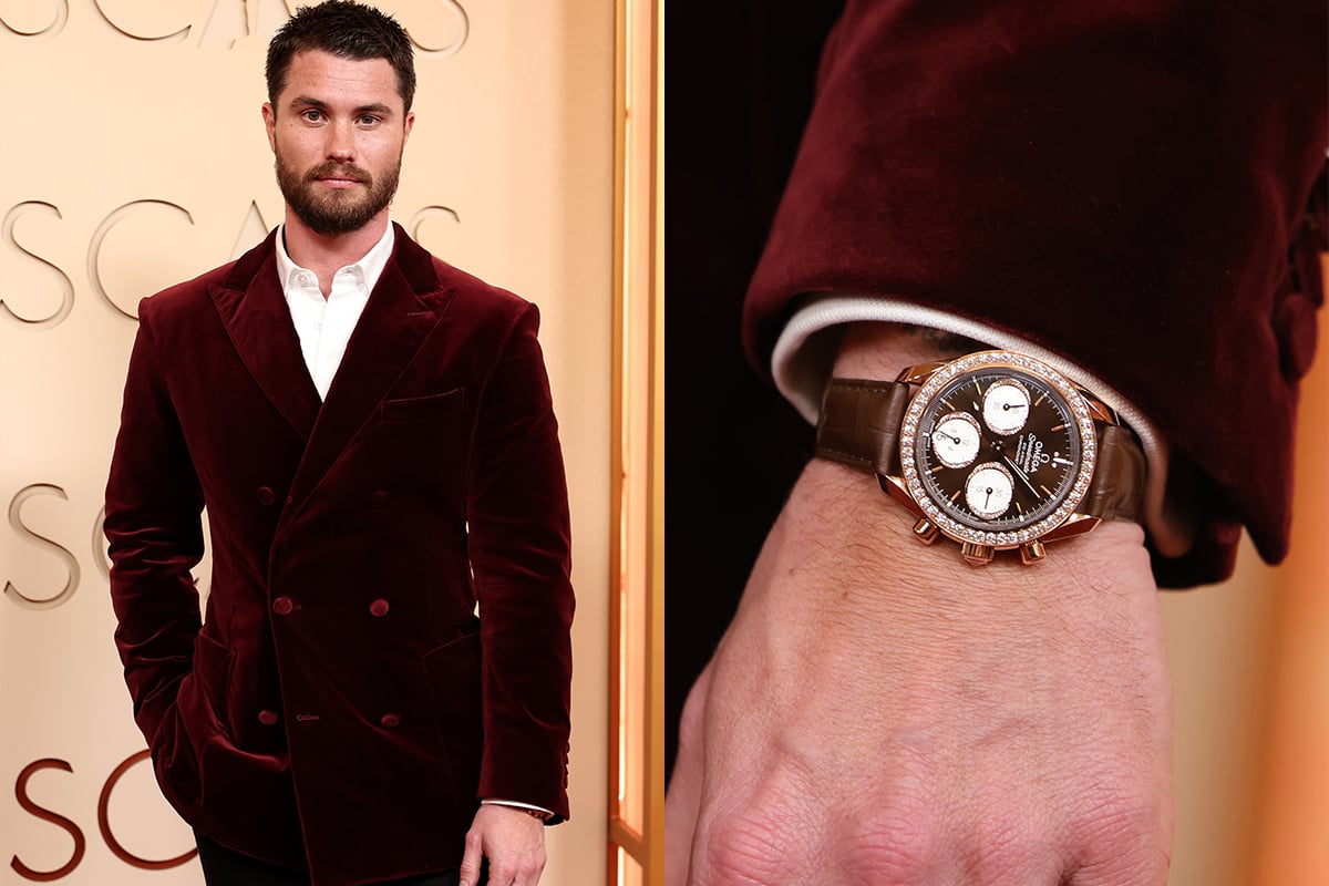 Chase Stokes mit Omega Speedmaster 38 mm 