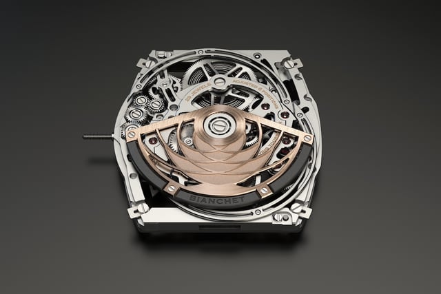 Das Kaliber der UltraFino Maserati in Frontalansicht