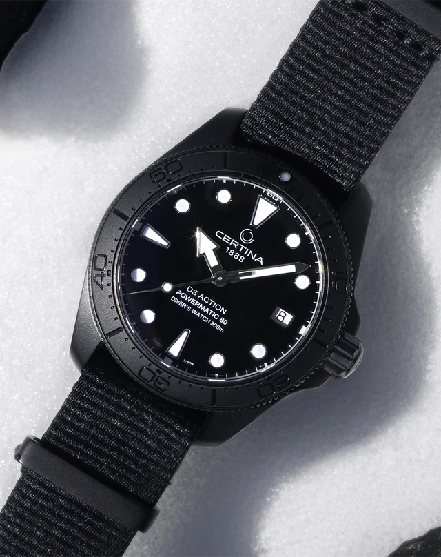 Certina – DS Action Diver 38MM, Taucheruhr mit Edelstahlband